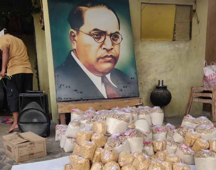 Ambedkar International Center’s Covid Relief Efforts among the poor in India.