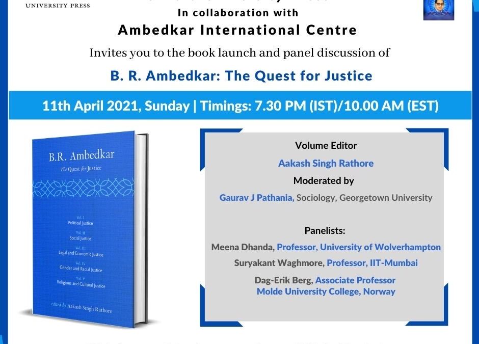 B R Ambedkar: The Quest for Justice